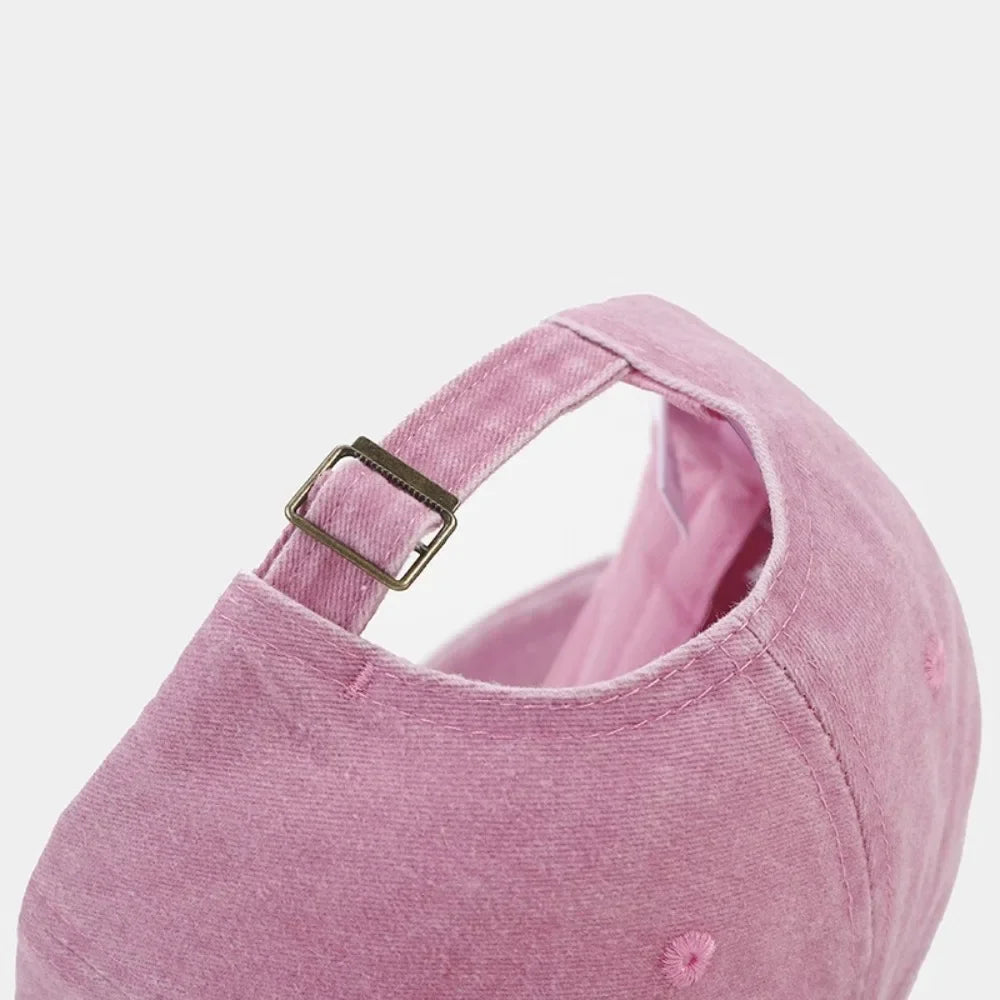 Casquette coeur délavée