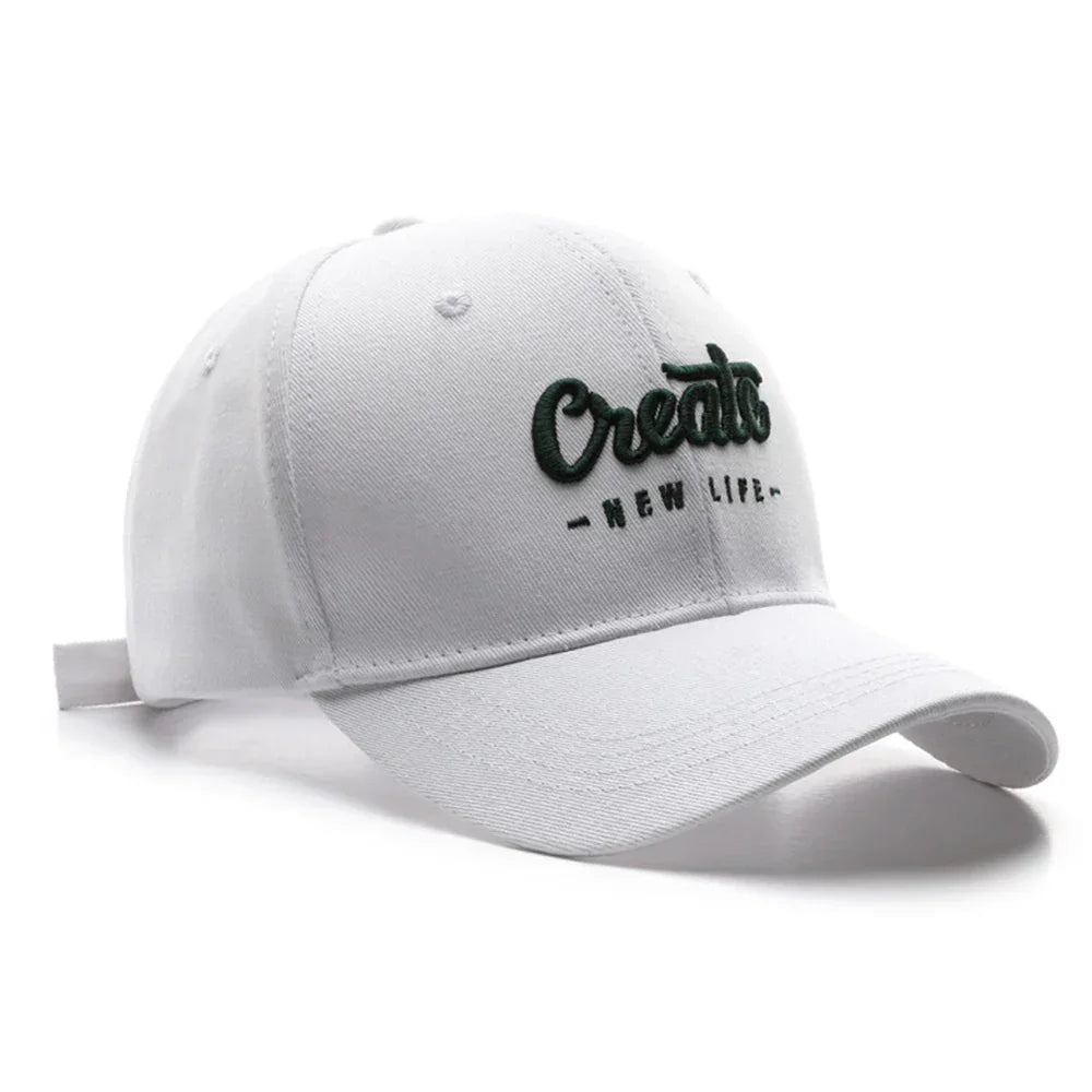 Casquette create blanc