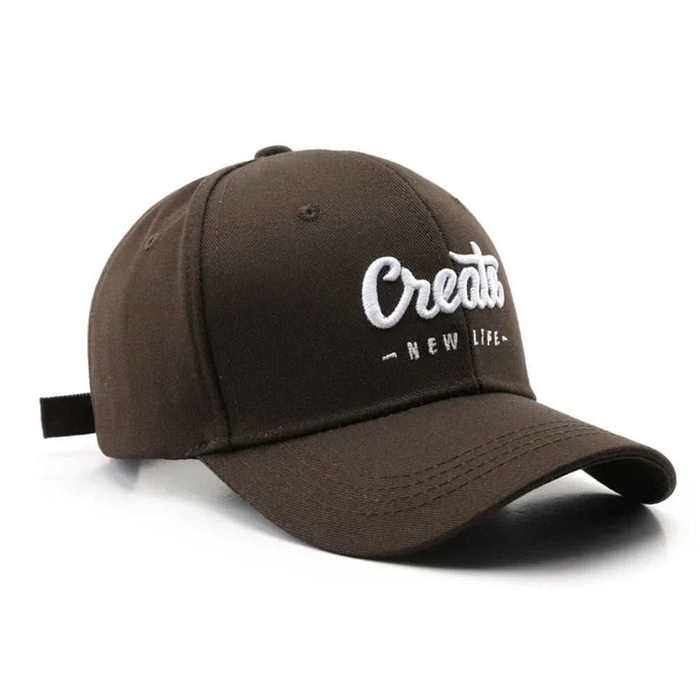 Casquette create marron