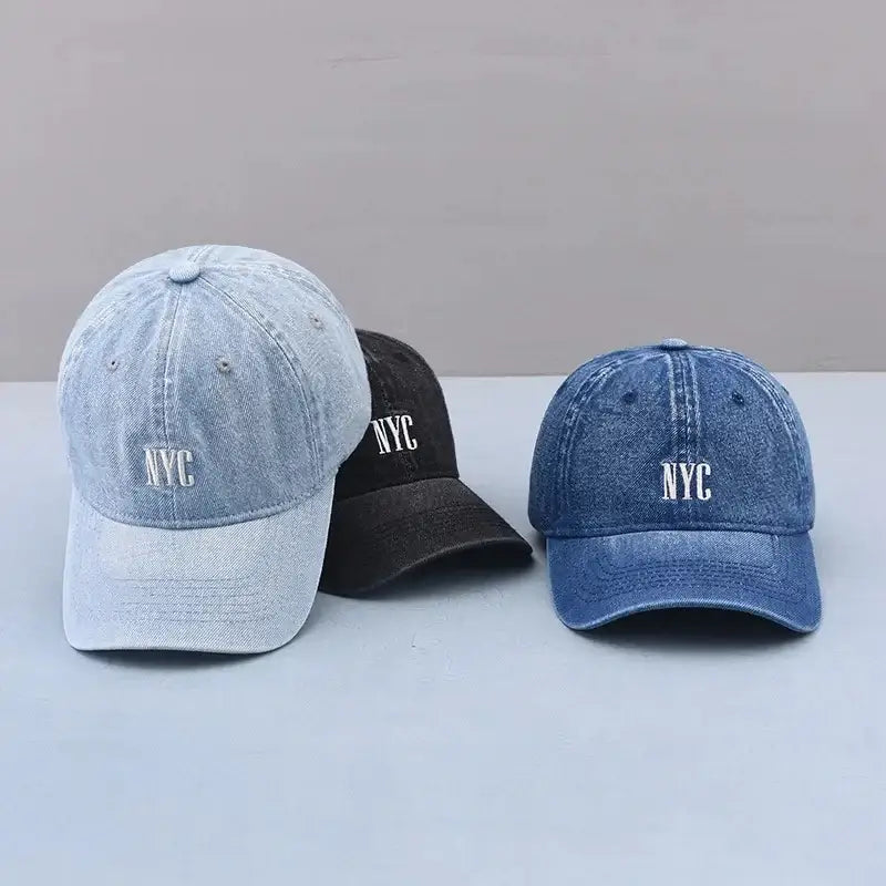 Casquette en jean ny