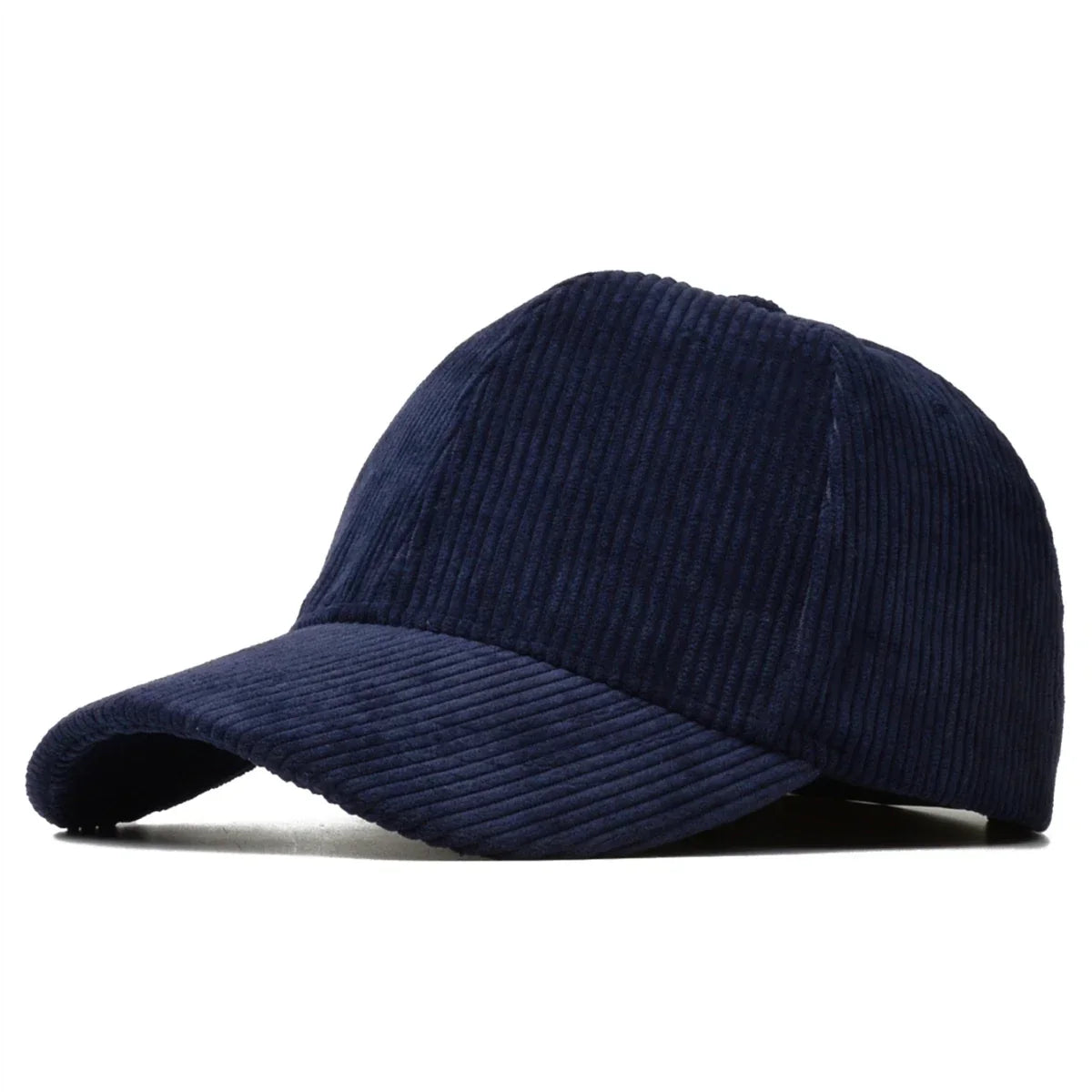 Casquette en velours bleu foncé