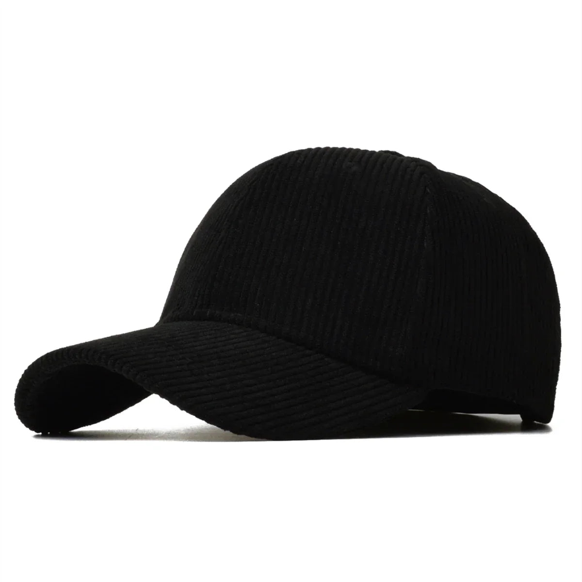 Casquette en velours noir