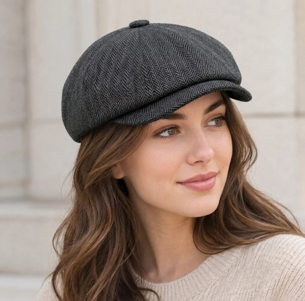 Casquette gavroche à chevrons