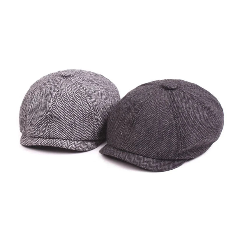 Casquette gavroche à chevrons