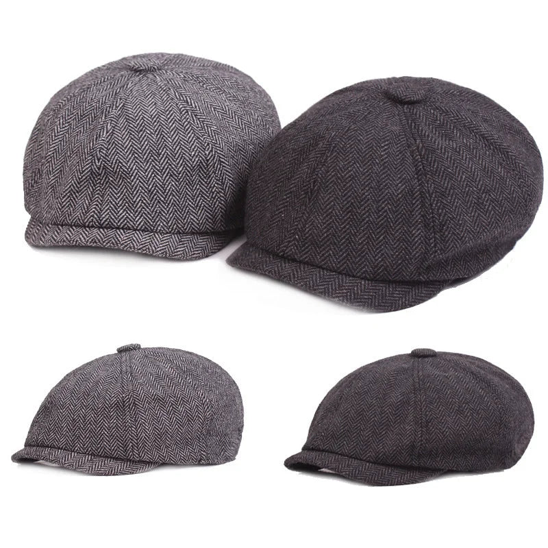 Casquette gavroche à chevrons