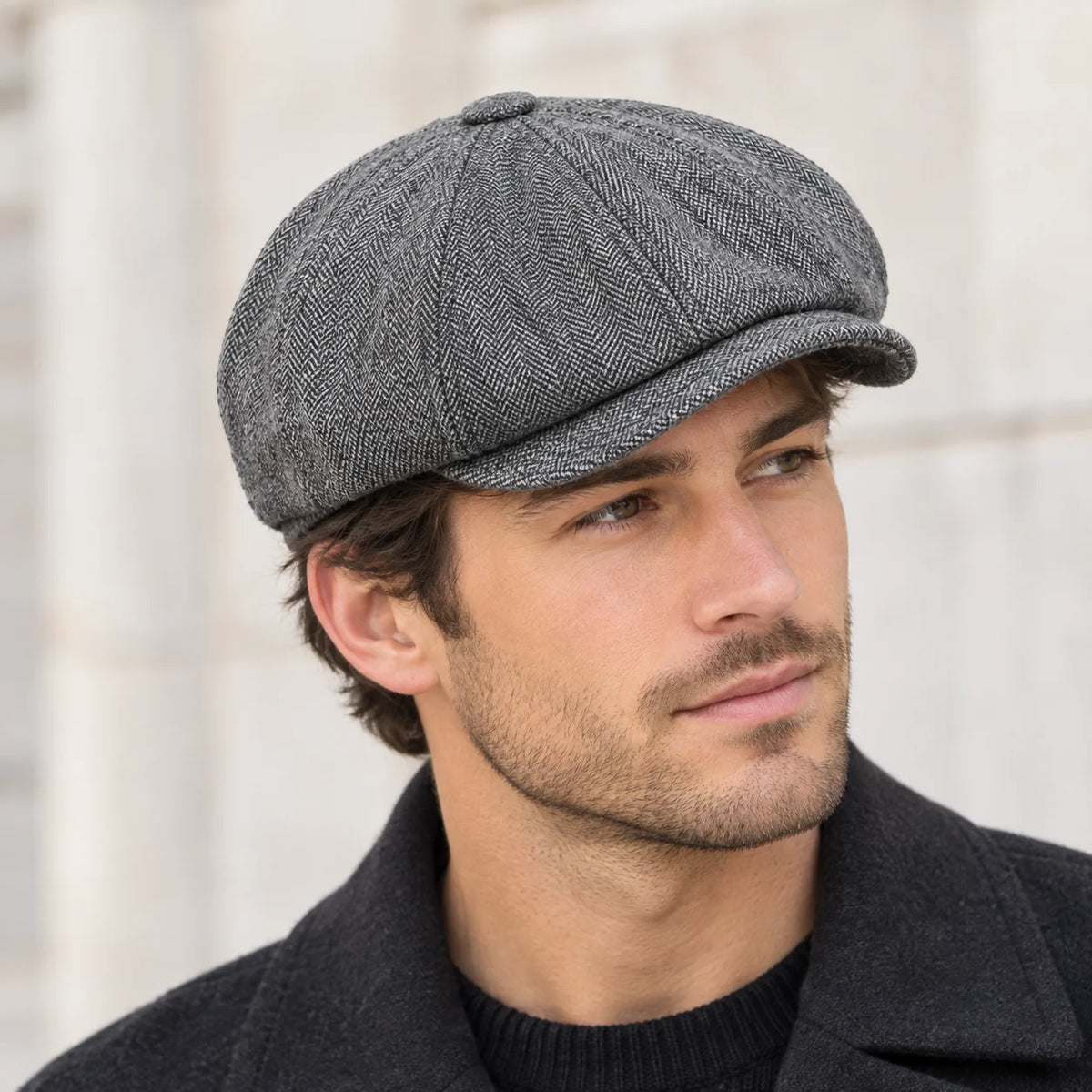 Casquette gavroche à chevrons