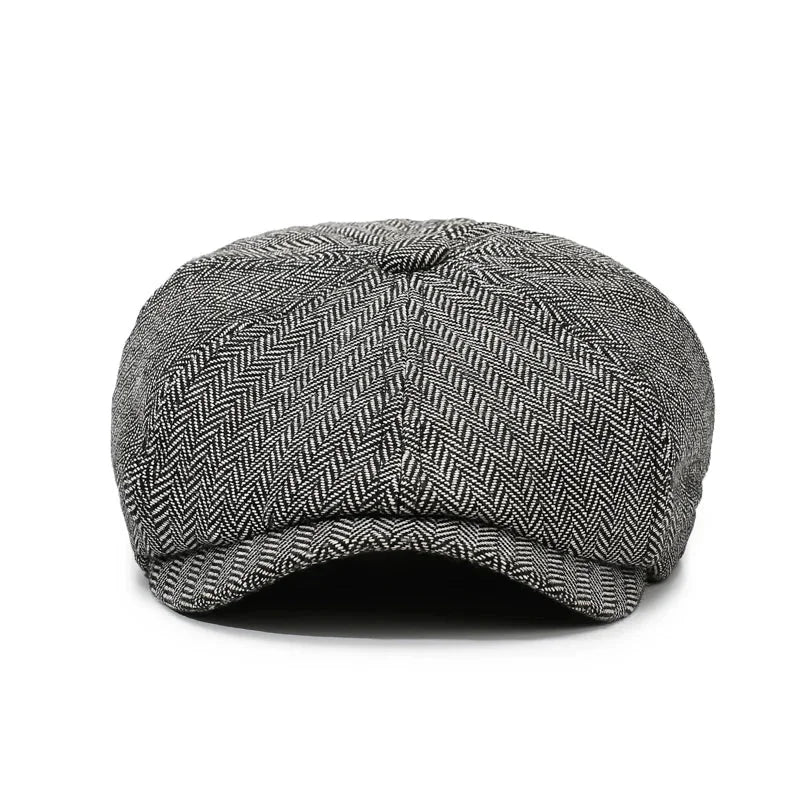 Casquette gavroche tweed
