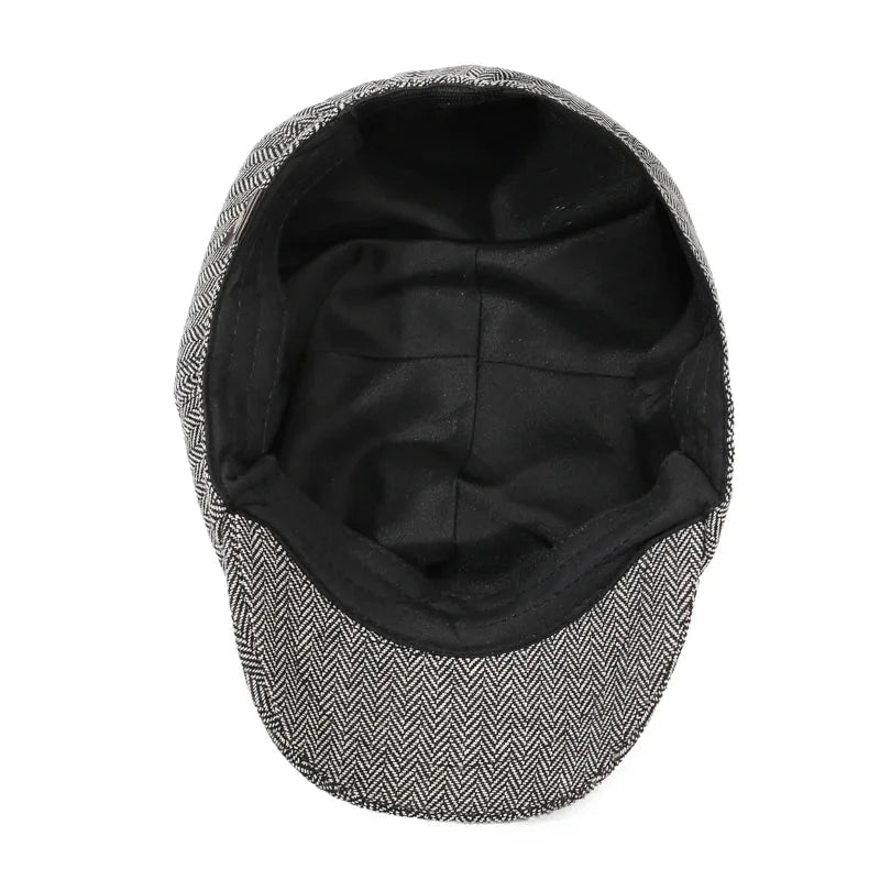 Casquette gavroche tweed