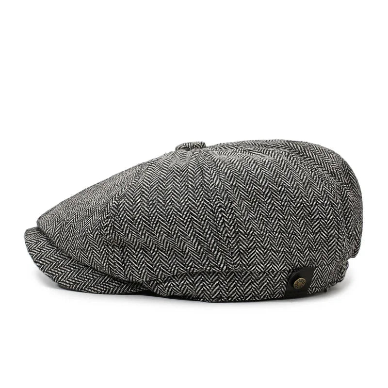 Casquette gavroche tweed
