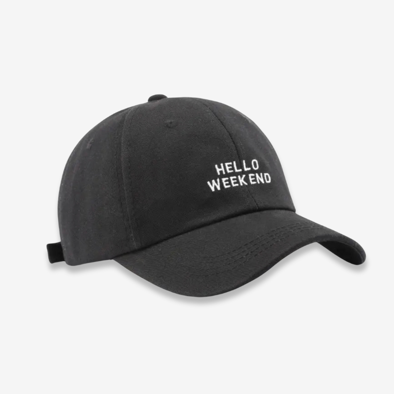 Casquette hello week-end