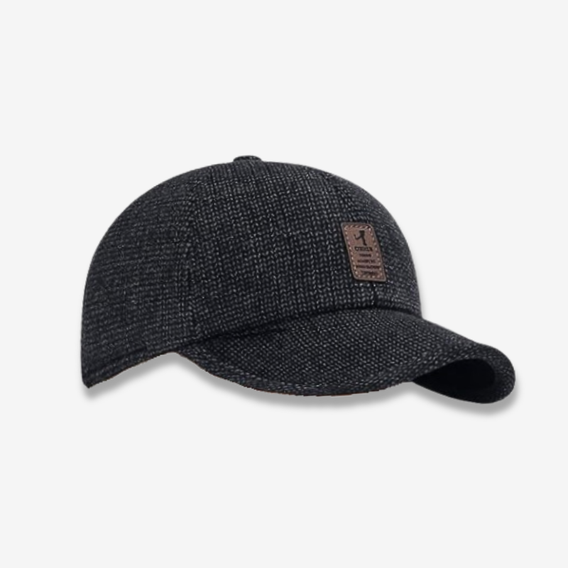 Casquette hiver homme noir