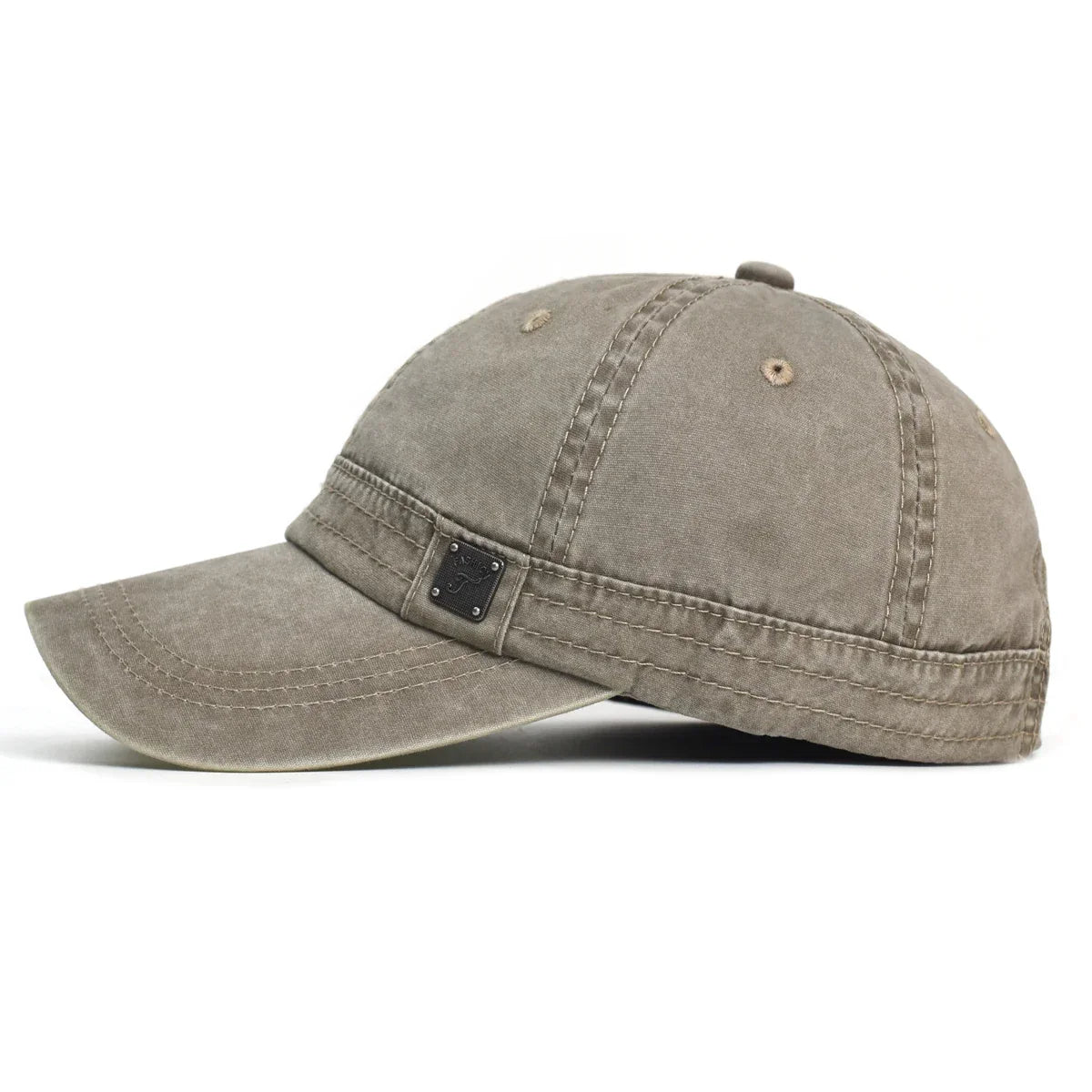 Casquette homme coton délavé