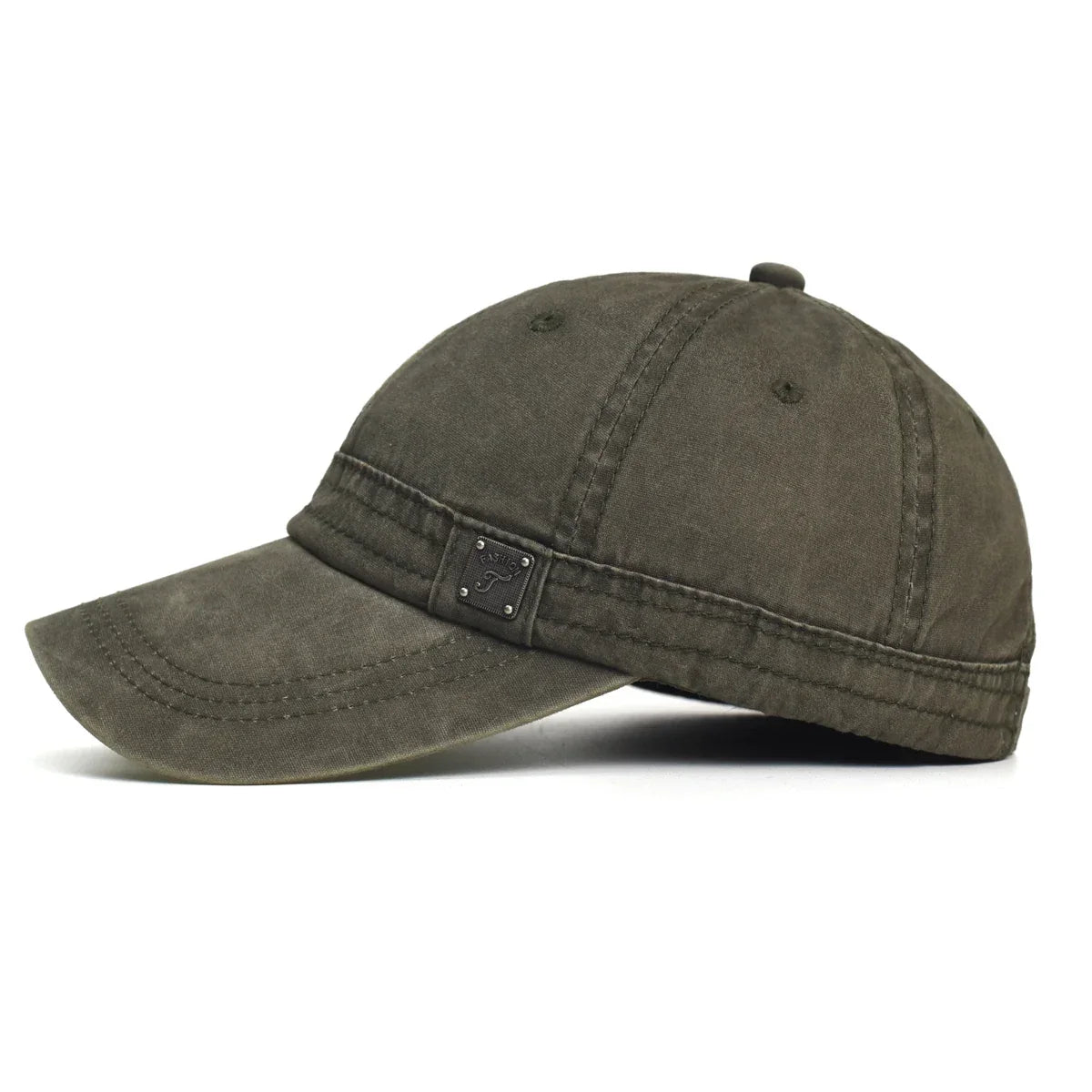 Casquette homme coton délavé