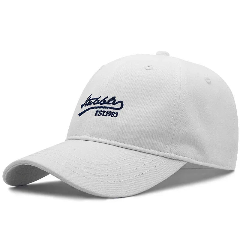 Casquette homme grande taille blanc