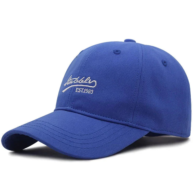 Casquette homme grande taille bleu clair