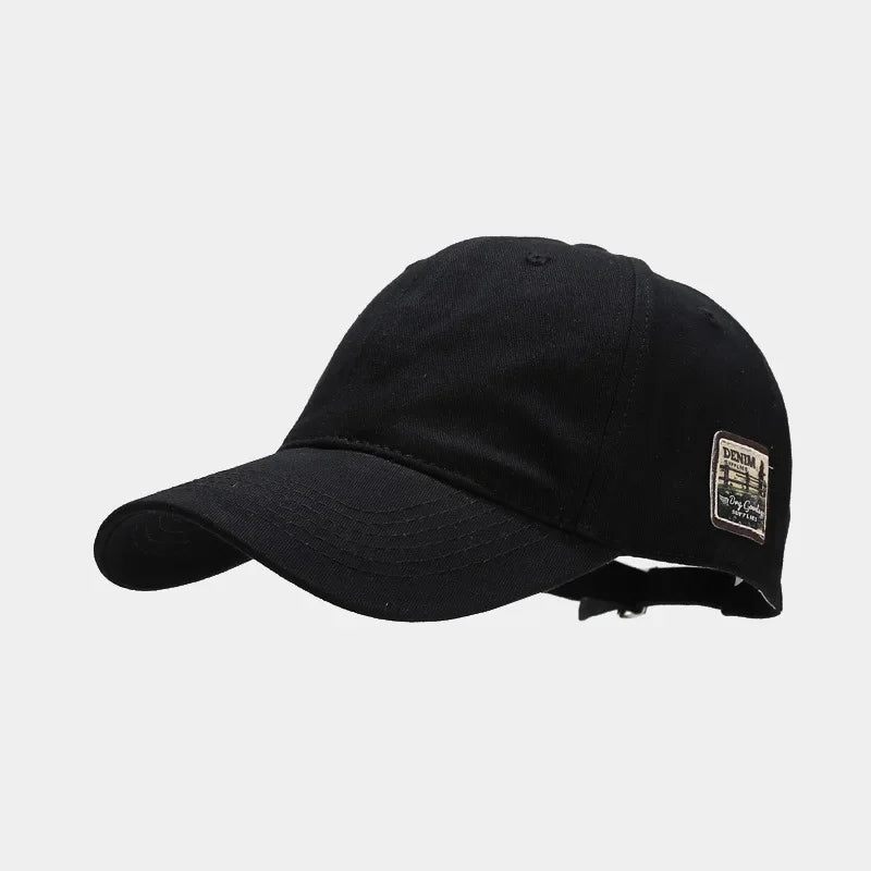 Casquette homme unie noir