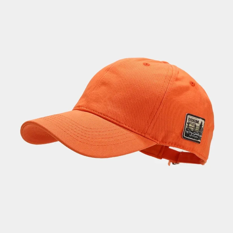 Casquette homme unie orange