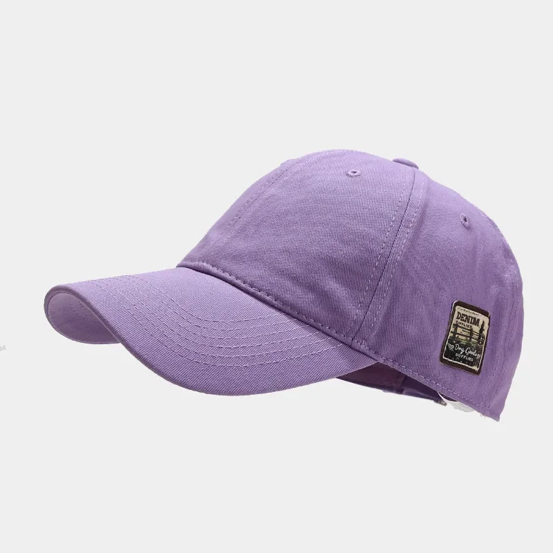 Casquette homme unie violet