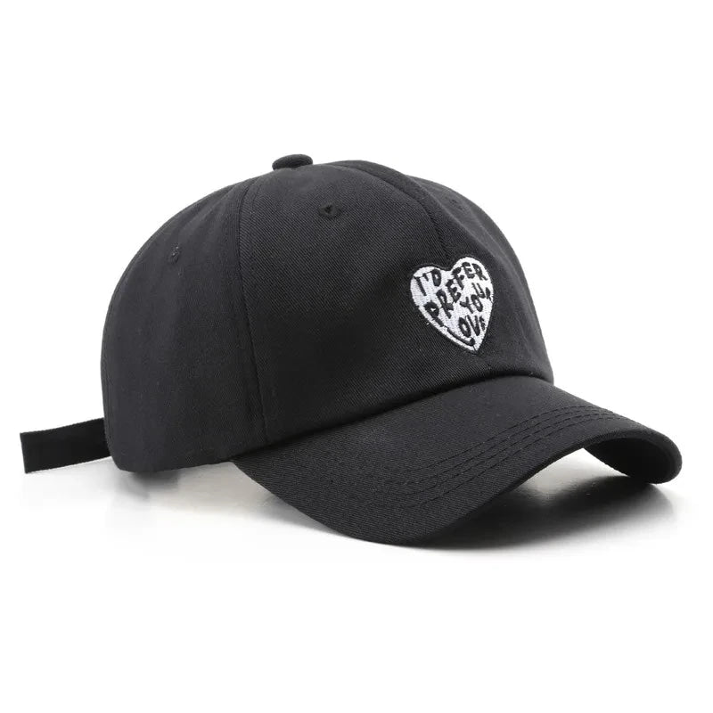 Casquette i’d prefer your love noir