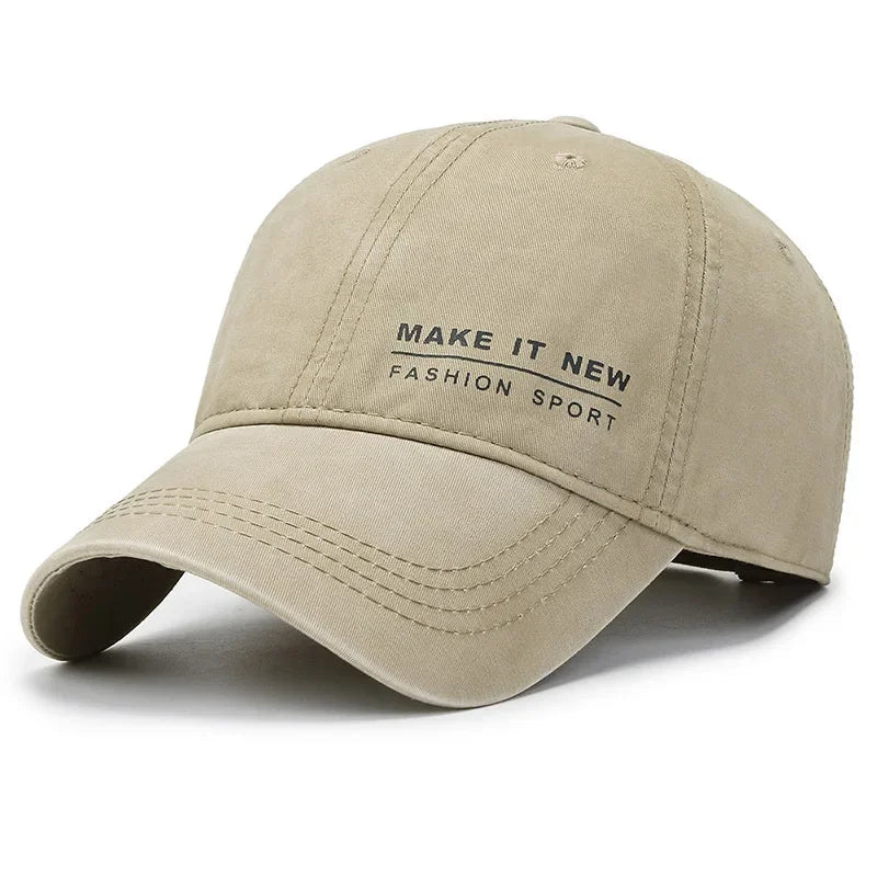 Casquette make it new beige