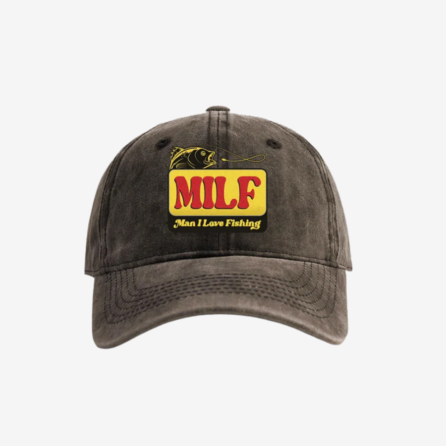 Casquette milf fishing marron