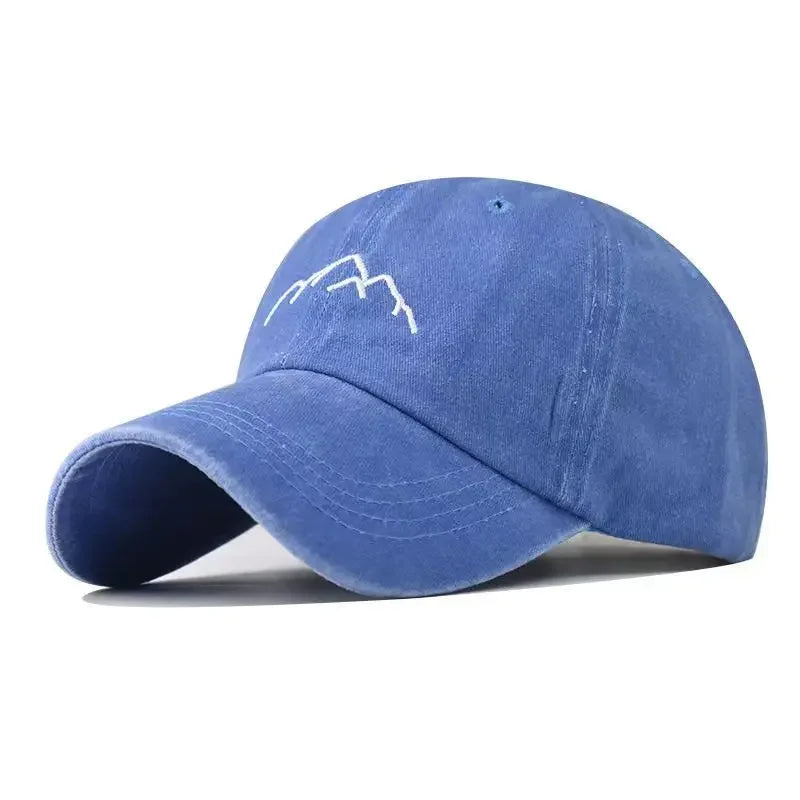 Casquette montagne bleu