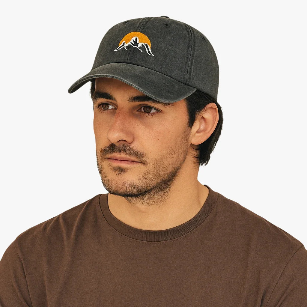 Casquette montagne brodée