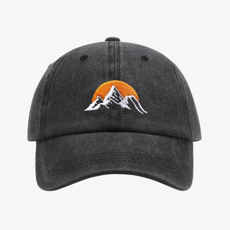Casquette montagne brodée