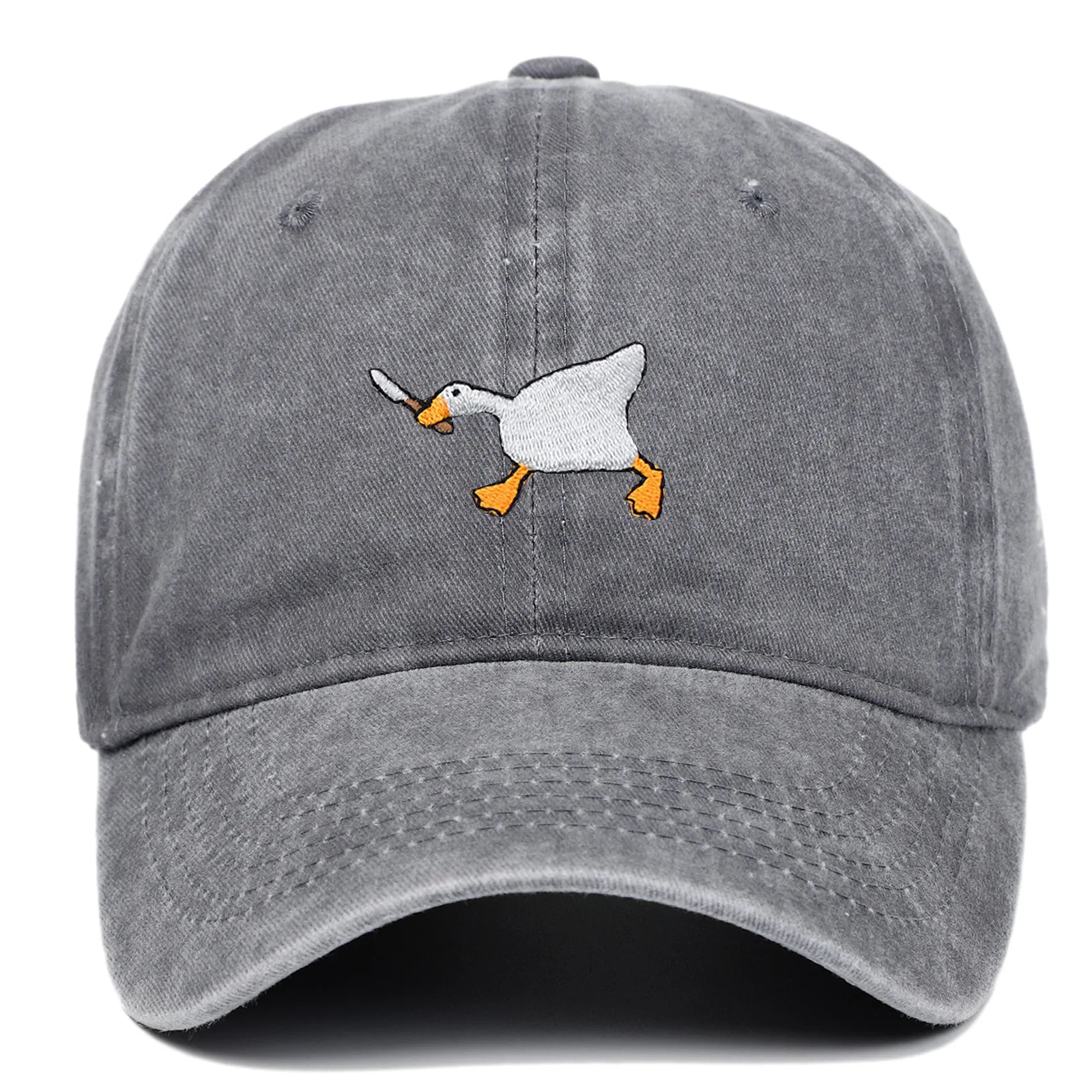 Casquette oie gris