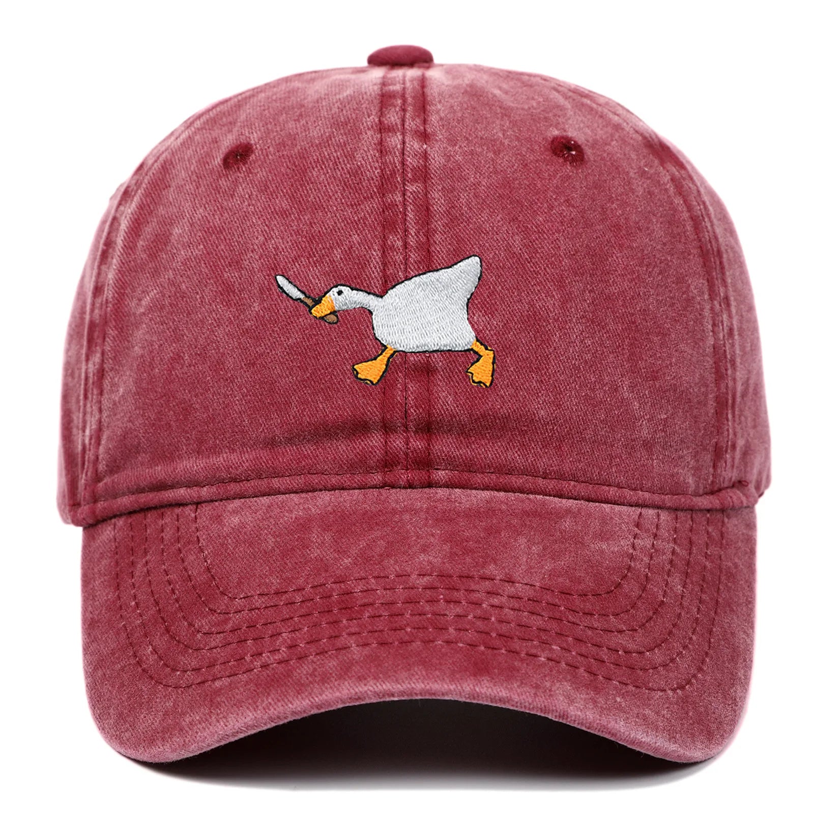 Casquette oie rouge