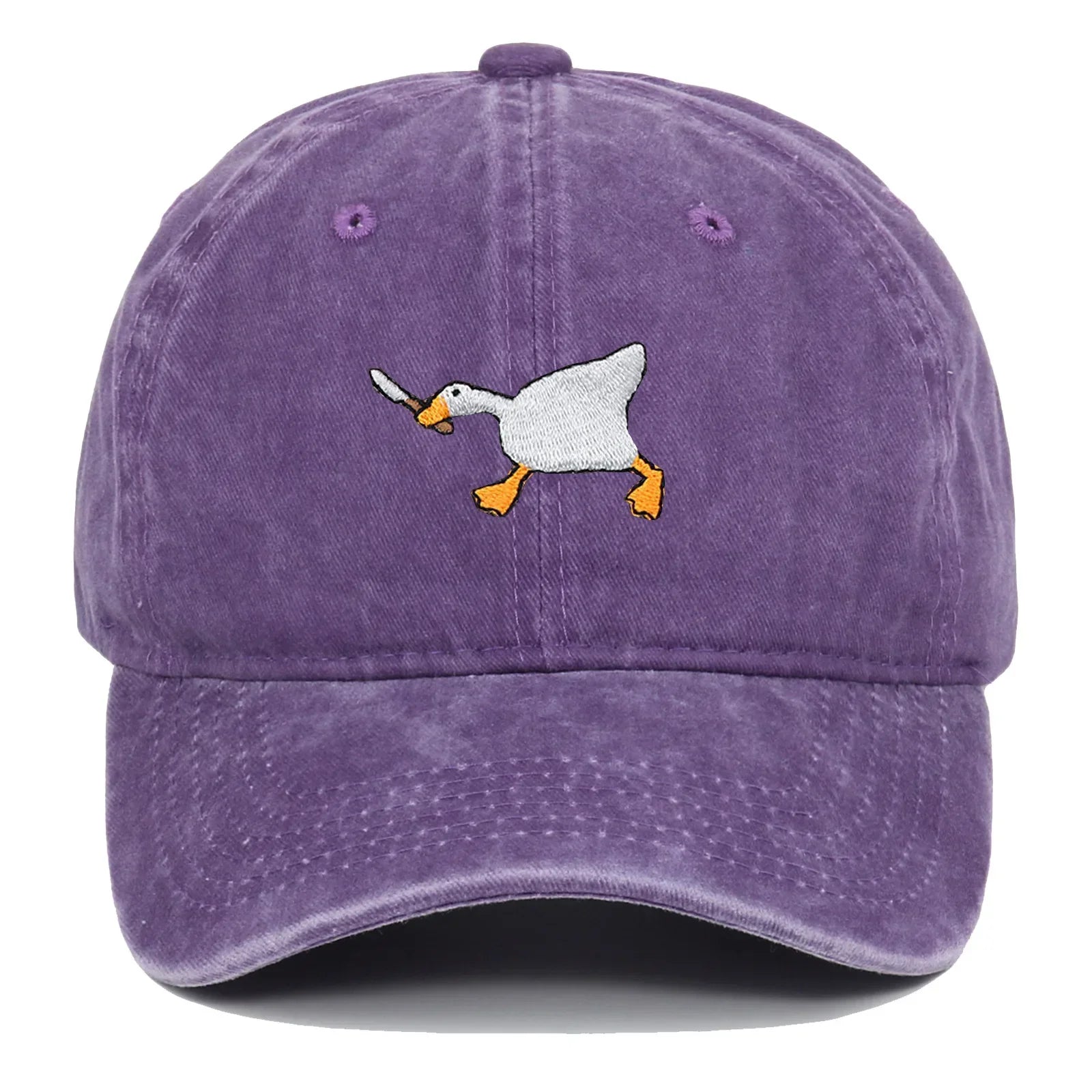 Casquette oie violet