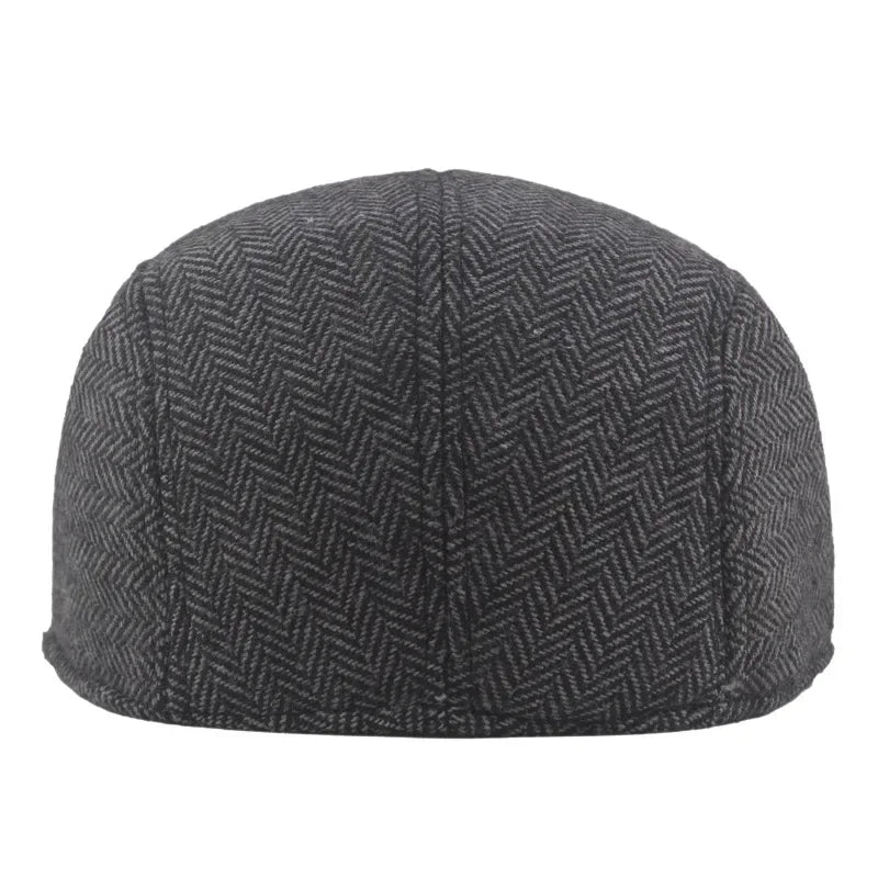 Casquette plate d’hiver pour homme