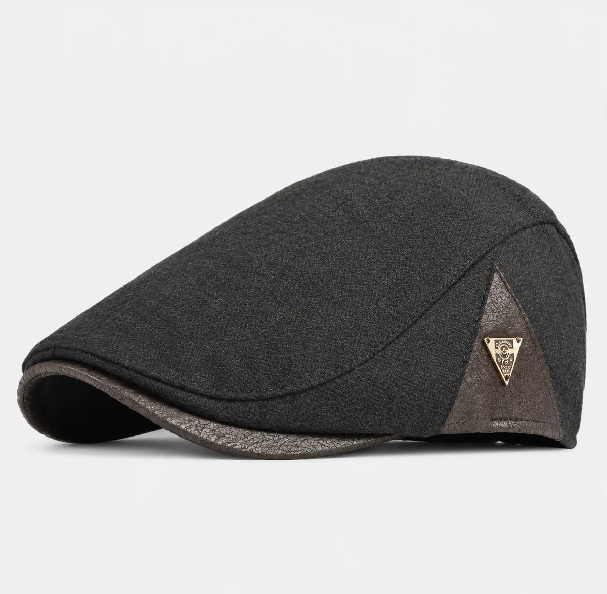 Casquette plate homme en tweed
