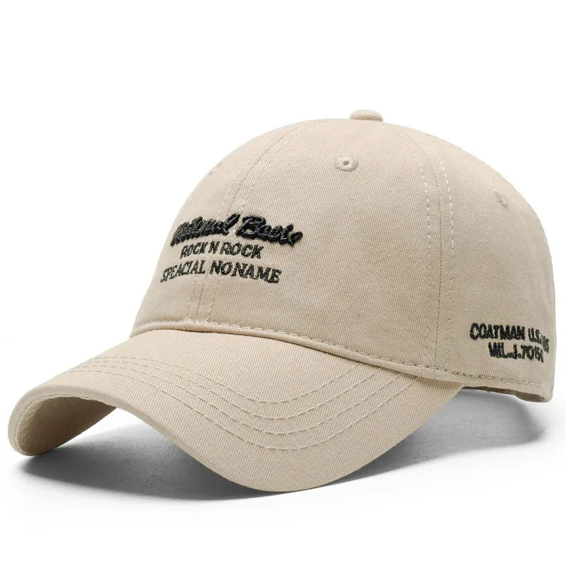 Casquette rock n rock beige / 60-65 cm