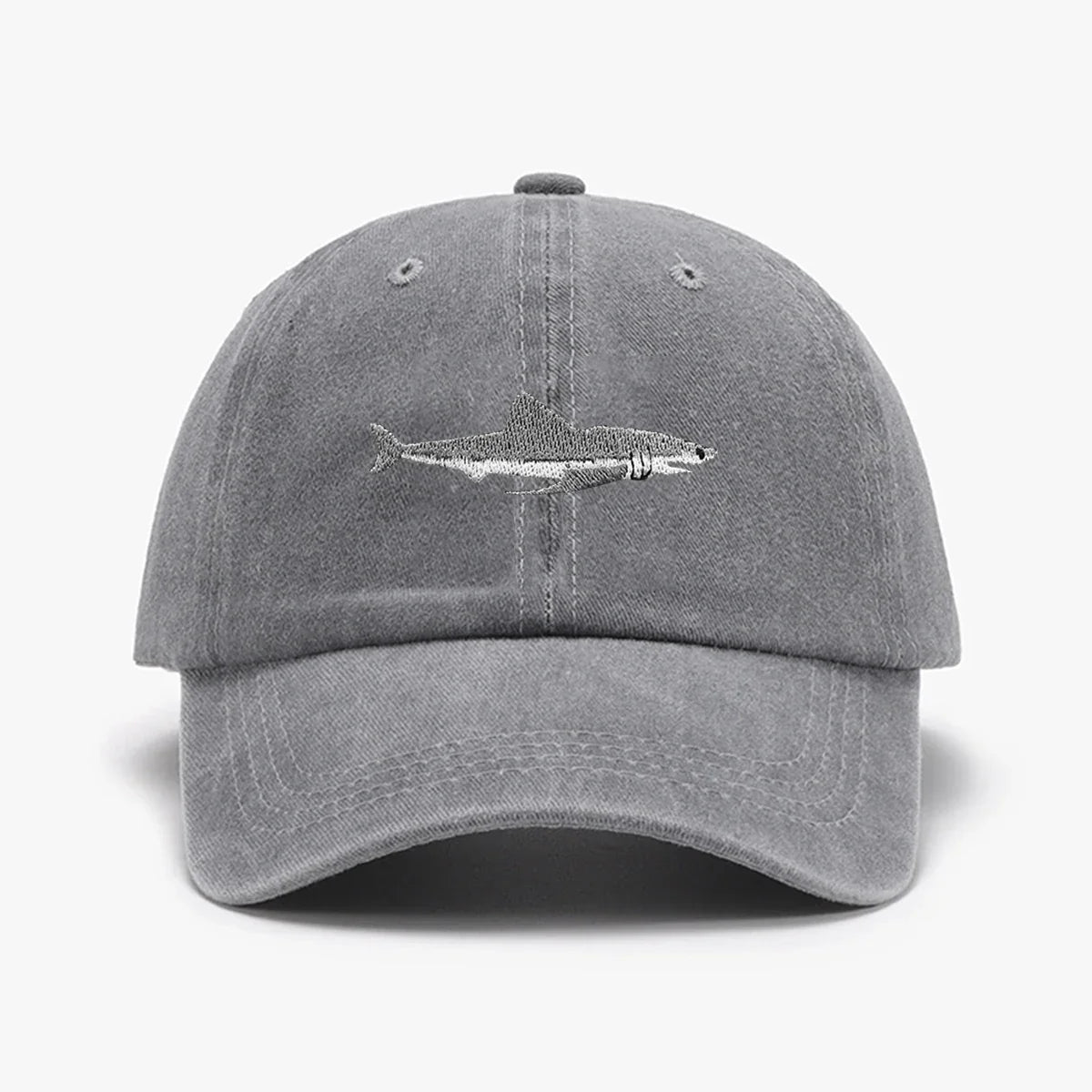 Casquette shark gris