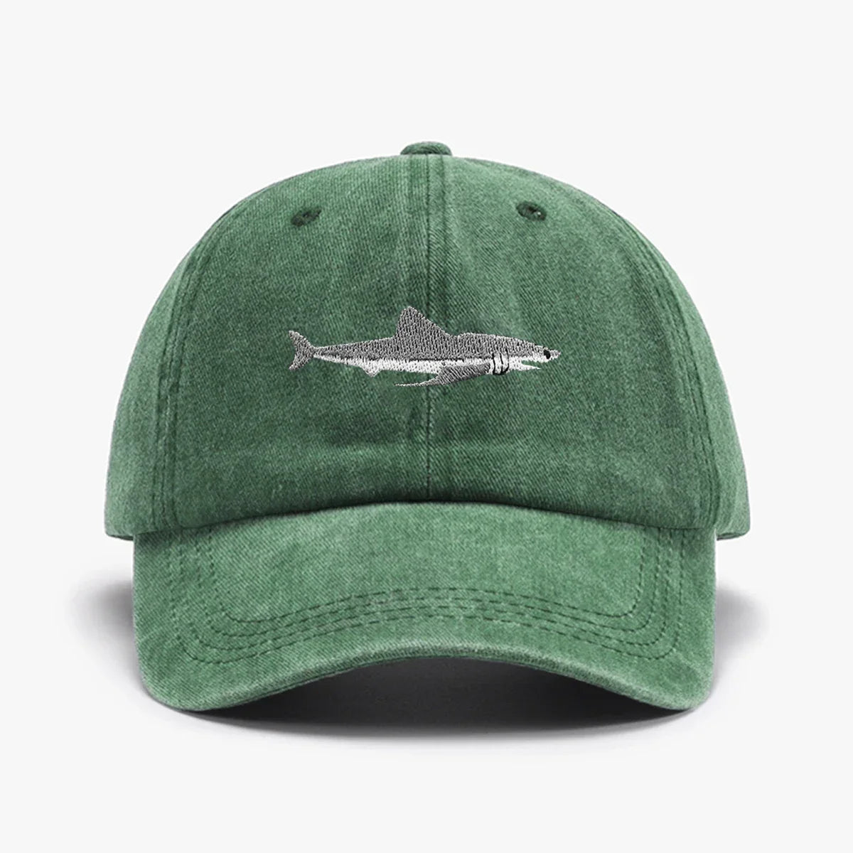 Casquette shark vert