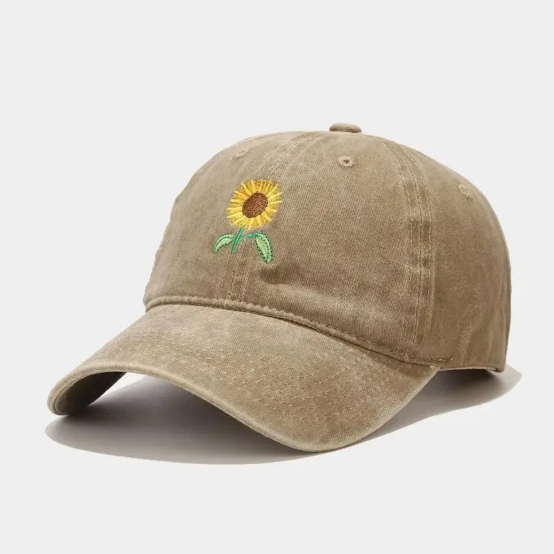Casquette tournesol camel