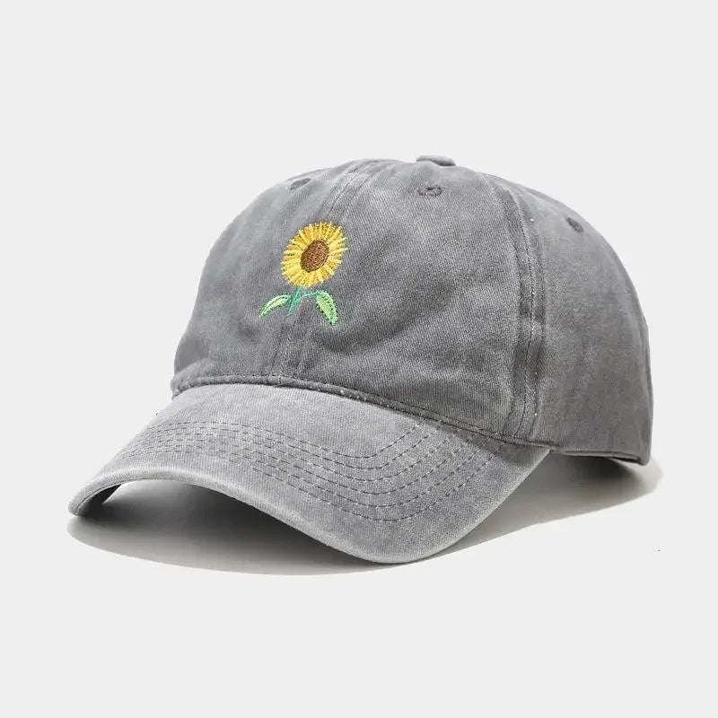 Casquette tournesol gris
