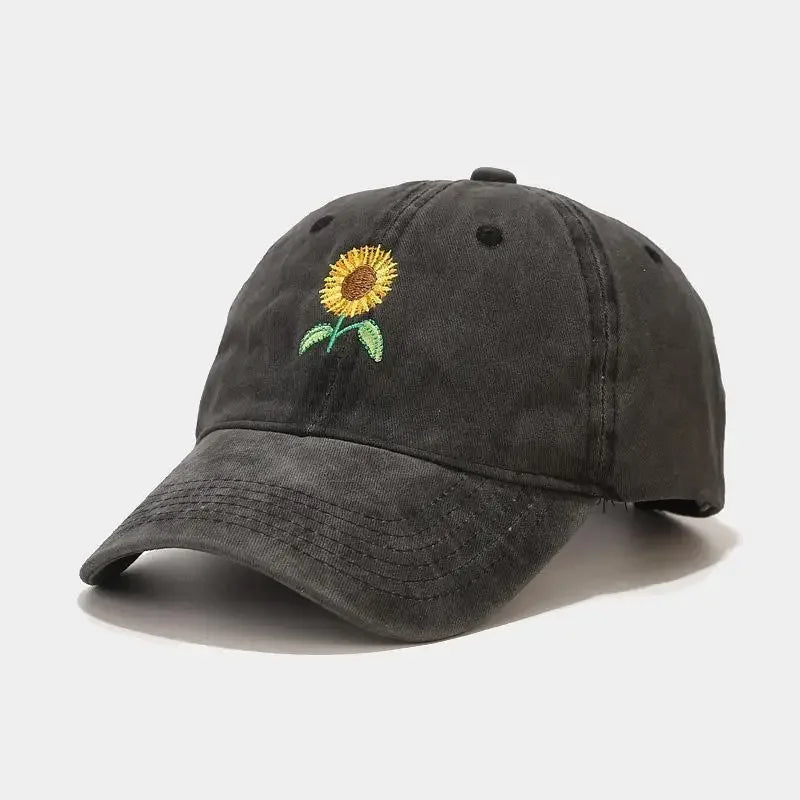 Casquette tournesol noir