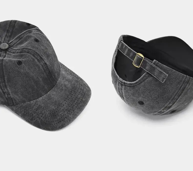 Casquette unie délavée