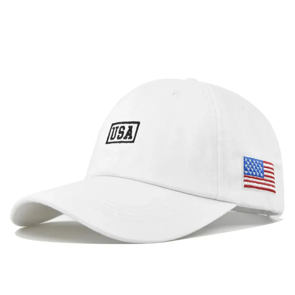 Casquette usa blanc