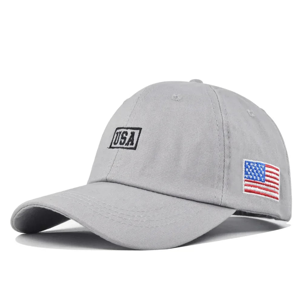 Casquette usa gris