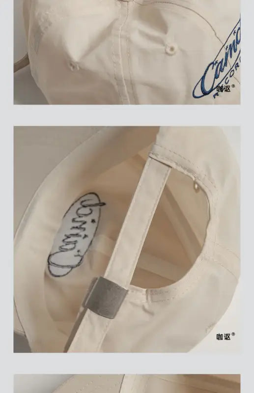 Casquette vintage pastel