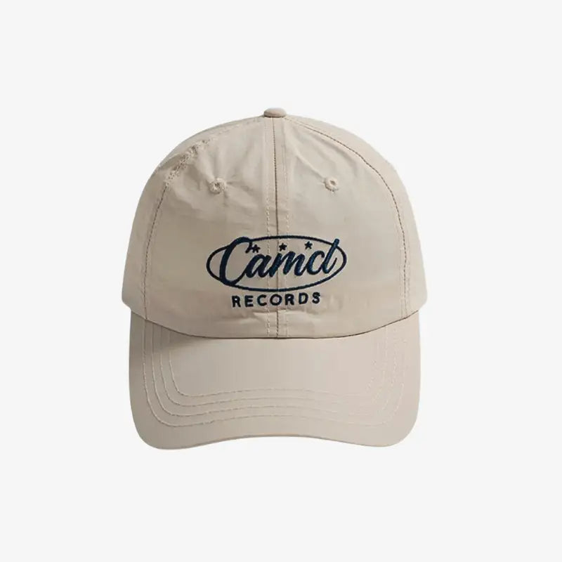 Casquette vintage pastel beige