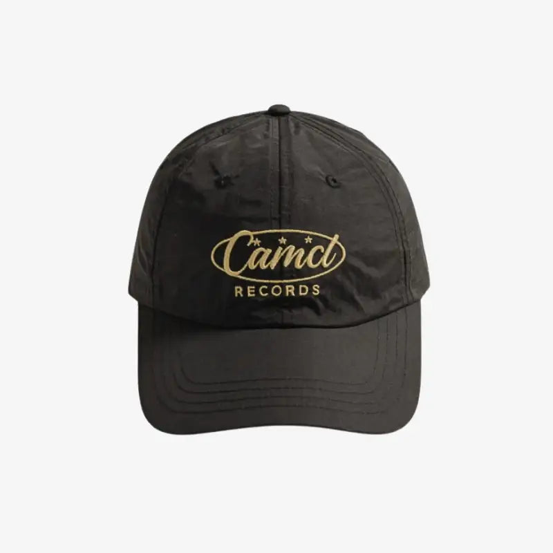 Casquette vintage pastel noir