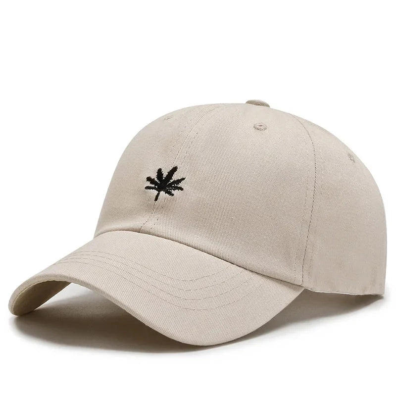 Casquette weed blanc