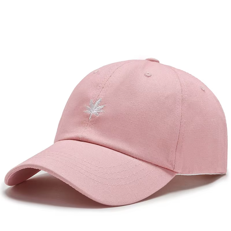 Casquette weed rose
