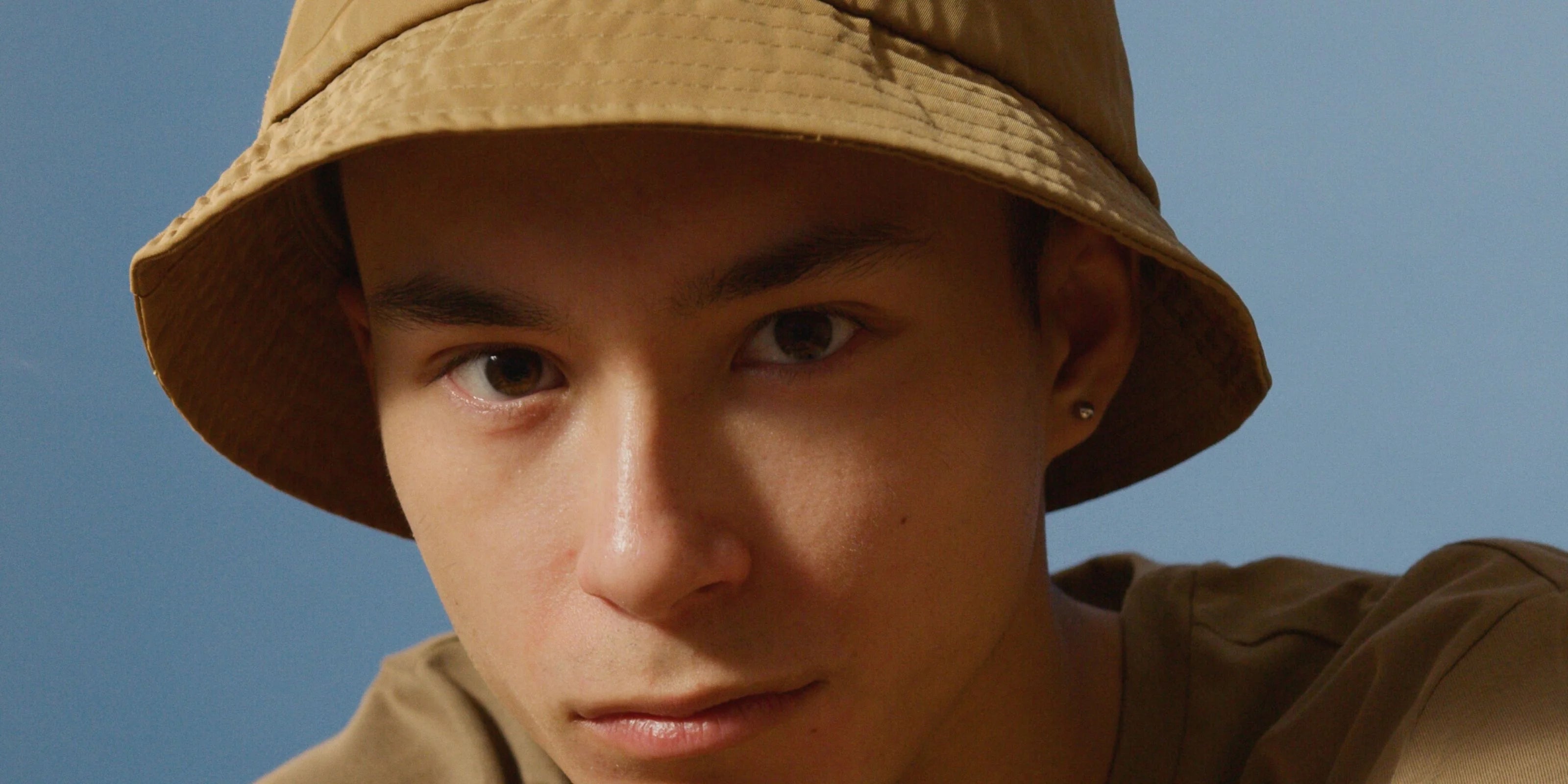 chapeau bob homme beige