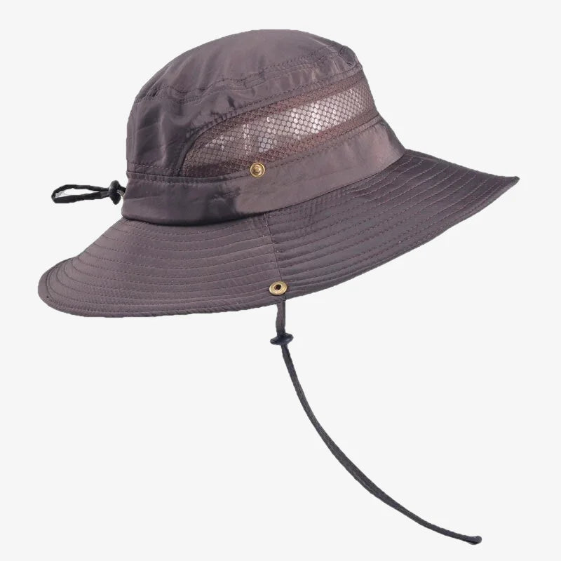 Chapeau aventurier prune