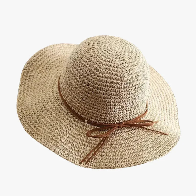 Chapeau de plage crochet